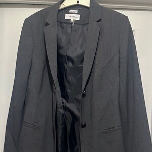 Calvin Klein Gray Women's Blazer